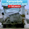 Kamyonlu terör saldırılarına karşı bariyer testleri
