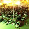 Şanlıurfa da arabada derbi keyfi