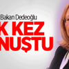 Yeni Bakan Dedeoğlu İlk Kez Konuştu Yeni Bakan Dedeoğlu İlk Kez Konuştu