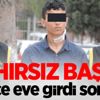 Hırsızlık için girdiği evin yatak odasında uyudu
