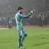 Volkan ile tribünler arasında gerginlik