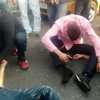 Taksim'de kırmızı ışık kazası Taksim'de kırmızı ışık kazası