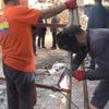 Zeytinburnu’nda çöken binanın çevresi güvenlik amaçlı barikatlarla kapatıldı