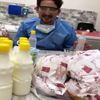 Sağlık çalışanlarına ücretsiz döner ikram etti