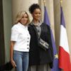 Rihanna, Fransız First Lady ile görüştü