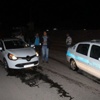 Trafik Polisine Çarptı, Kaçtı