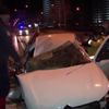 Ankara da ehliyetsiz sürücü kaza yaptı 2 yaralı