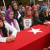 Şehit cenazesinde Erdoğan'a sert tepki