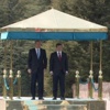 Başbakan Davutoğlu, Avustralya Başbakanı Abbott’u Resmi Törenle Karşıladı Başbakan Davutoğlu, Avustralya Başbakanı Abbott’u Resmi Törenle Karşıladı
