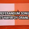 Ağrı seçim referandum sonuçları Ağrı seçim evet hayır oy oranları