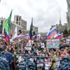 Moskova da "adil seçim" protestosu Moskova da "adil seçim" protestosu