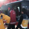 Hamile kadın helikopter ambulansla hastaneye götürüldü
