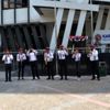 Taraftarlar bando eşliğinde maça davet edildi Taraftarlar bando eşliğinde maça davet edildi