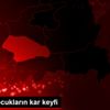 Siirt te çocukların kar keyfi