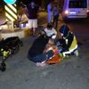 Minibüs ile motosikletin çarpıştığı kaza kamerada Minibüs ile motosikletin çarpıştığı kaza kamerada