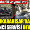 ﻿Afyonkarahisar'da öğrenci servisi devrildi! Çok sayıda ölü ve yaralı var