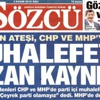 İnanamayacaksınız! Bu manşeti Sözcü attı...