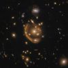Uzayın derinliklerinde devasa Einstein halkası böyle görüntülendi Uzayın derinliklerinde devasa Einstein halkası böyle görüntülendi