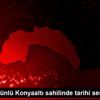 Dünyaca ünlü Konyaaltı sahilinde tarihi sessizlik Dünyaca ünlü Konyaaltı sahilinde tarihi sessizlik