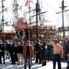 Balıkçı barınağında yıkım arbedesi Balıkçı barınağında yıkım arbedesi