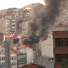 Şişli'de korkutan yangın