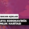 Sakarya koronavirüs haritasında hangi ilçelerde çok vaka var? Sakarya koronavirüs yoğunluk haritası