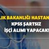 Klinik destek elemanı, temizlik ve güvenlik görevlisi alım şartları... Sağlık Bakanlığı hastanelere KPSS şartsız işçi alımı! Klinik destek elemanı, temizlik ve güvenlik görevlisi alım şartları... Sağlık Bakanlığı hastanelere KPSS şartsız işçi alımı!