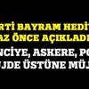 Davutoğlu'nda bayram hediyesi, 10 maddelik paketi açıkladı Davutoğlu'nda bayram hediyesi, 10 maddelik paketi açıkladı