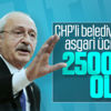 CHP'li belediyelerde asgari ücret 2 bin 500 TL oldu CHP'li belediyelerde asgari ücret 2 bin 500 TL oldu