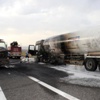 Karakola doğalgaz yüklü tankerle saldırı girişimi