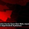 TOBB Yönetim Kurulu Üyesi Özer Matlı, büyüme rakamlarını ...