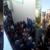 Metrobüs duraklarında izdiham