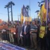 İzmir'de, Nuriye Gülmen ve Semih Özakça'nın tutuklanmasına tepki eylemi İzmir'de, Nuriye Gülmen ve Semih Özakça'nın tutuklanmasına tepki eylemi
