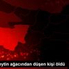 İznik te zeytin ağacından düşen kişi öldü İznik te zeytin ağacından düşen kişi öldü