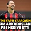 AC Milan'in İsveçli süper yıldızı Zlatan Ibrahimovic tüm takım arkadaşlarına PlayStation 5 hediye etti