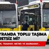 Bayramda ulaşım ücretsiz mi 2020? Kurban Bayramında otobüs, Metrobüs, Marmaray bedava mı?