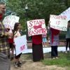 Beyaz Saray önünde Keşmir protestosu Beyaz Saray önünde Keşmir protestosu