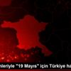 Buz patenleriyle "19 Mayıs" için Türkiye haritası ... Buz patenleriyle "19 Mayıs" için Türkiye haritası ...