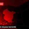 Limni Gölü beyaza büründü
