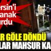 ﻿Mersin'de sağanak: Yollar göle döndü, araçlar mahsur kaldı