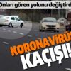Ankara'da koronavirüs kaçışı! Gören yolunu değiştirdi Ankara'da koronavirüs kaçışı! Gören yolunu değiştirdi