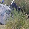 Zırhlı araç devrildi: 8 polis yaralı Zırhlı araç devrildi: 8 polis yaralı