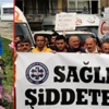 Hamile 112 görevlisine tekmeli saldırı Hamile 112 görevlisine tekmeli saldırı