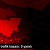 İnegöl de trafik kazası: 5 yaralı İnegöl de trafik kazası: 5 yaralı