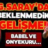 Galatasaray'da şok gelişme! Babel ve Onyekuru...