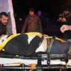 Tramvay Hattına Uçan Otomobilde Sıkıştı Tramvay Hattına Uçan Otomobilde Sıkıştı
