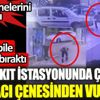 ﻿Üsküdar'da akaryakıt istasyonunda çatışma pompacı çenesinden vuruldu