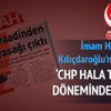 'CHP hala tek parti döneminde yaşıyor' 'CHP hala tek parti döneminde yaşıyor'