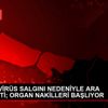KORONAVİRÜS SALGINI NEDENİYLE ARA VERİLMİŞTİ; ORGAN ...
