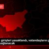 Sur a araç girişleri yasaklandı, vatandaşların girişi ...